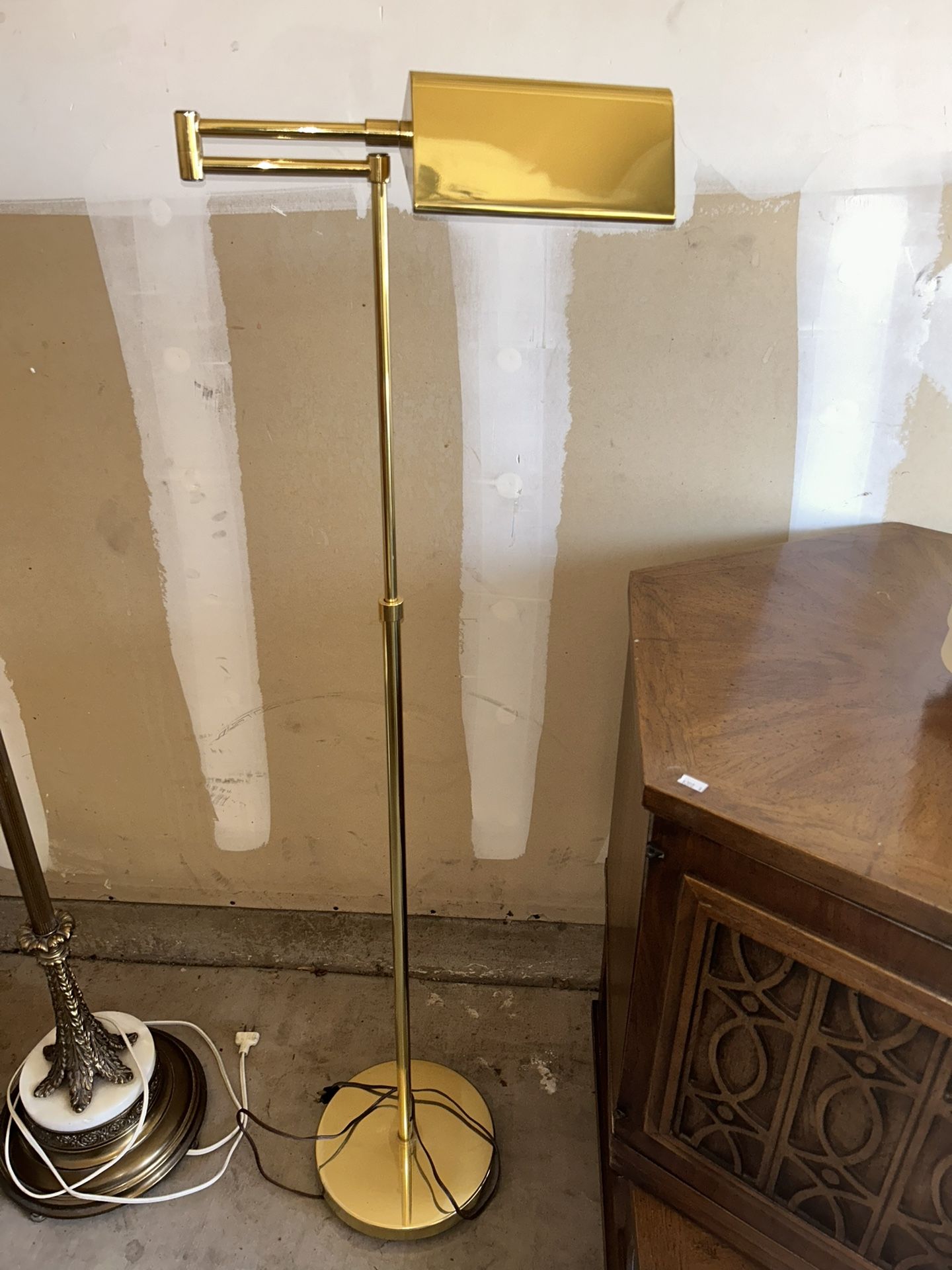 Gold Antique Standing Lamp