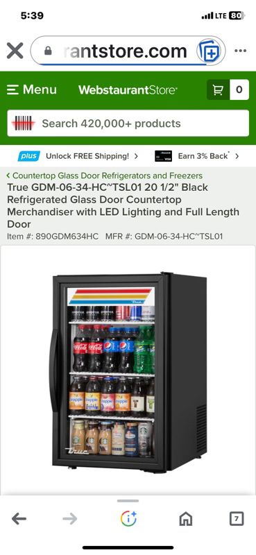 Commercial  Drink Cooler