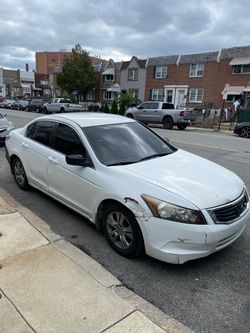 Honda Accord White 4-Door Sedan