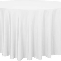 Sancua Round Tablecloth - 120 Inch Round 2 Pack