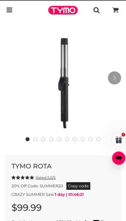 Tymo Rota Hair Curling Iron
