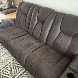 Love Seat And Couch Set 