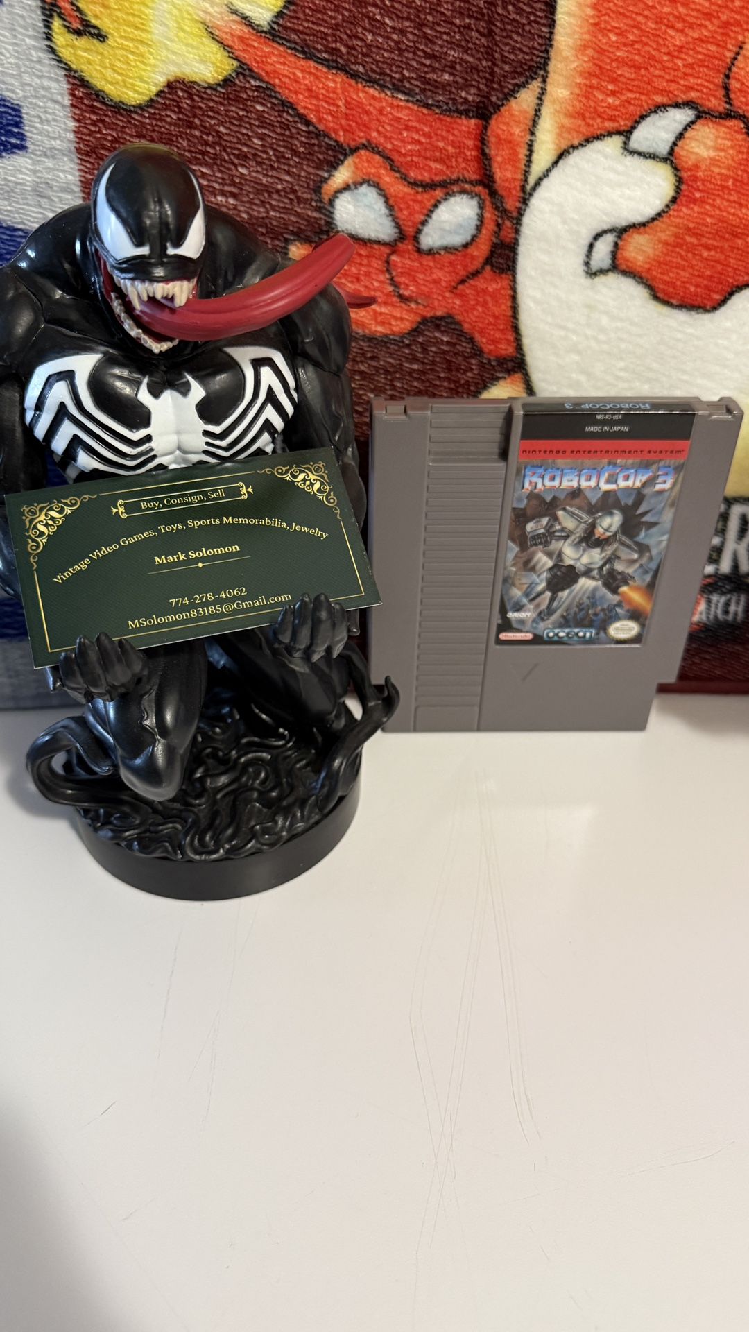 Robo Cop 3 NES First Print Cart Near Mint!💎 (Board Pics)