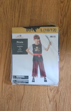 NEW Halloween costume: Pirate  size L(10_12)