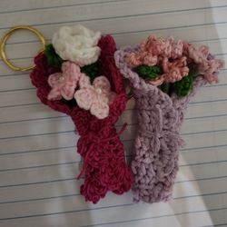Miniature Crochet Bouquet Of Flowers