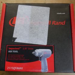 Ingersoll Rand 2115QTiMAX 3/8" Drive Quiet Air Impact Wrench. NEW 