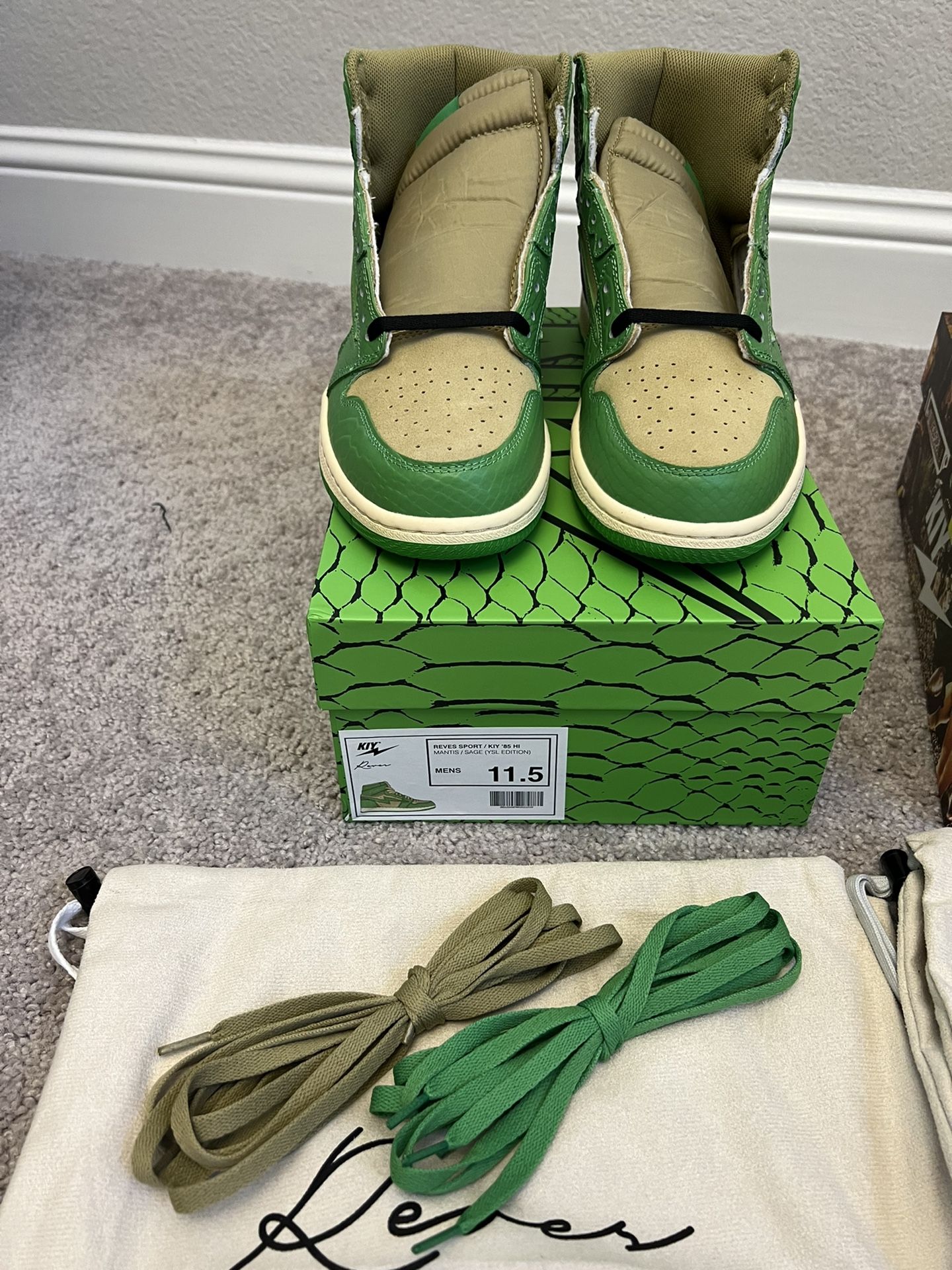 Air Kool Kiy x Reves Sport ‘85 High YSL Edition