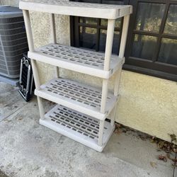 Sterilite Plastic Storage Rack 