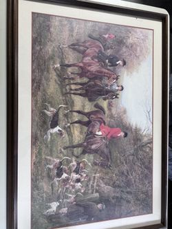 Vintage hunting Print First Offer Gets It 