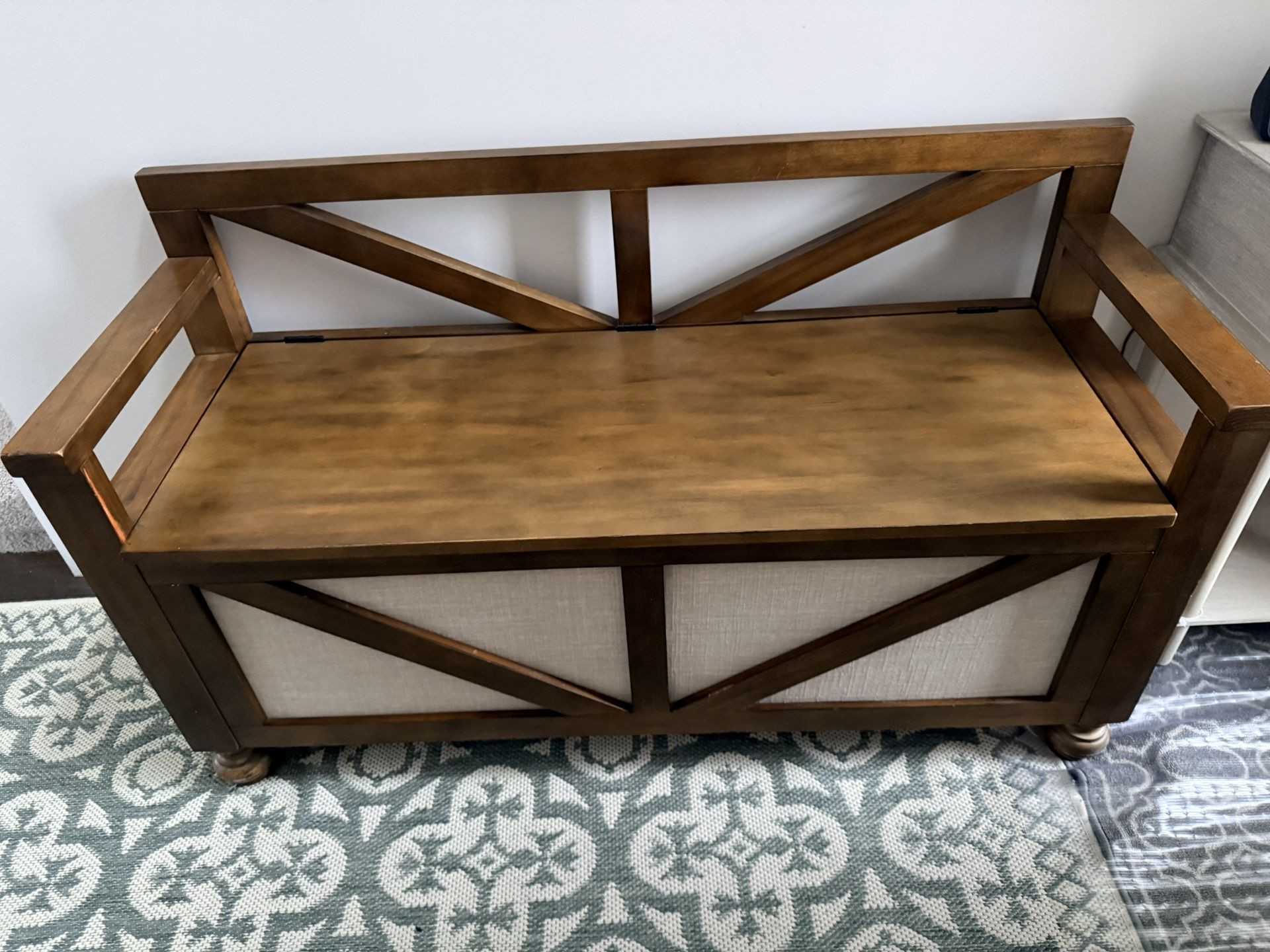 Entryway Bench With Storage 