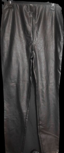 Faux Leather dress pants Sz Large