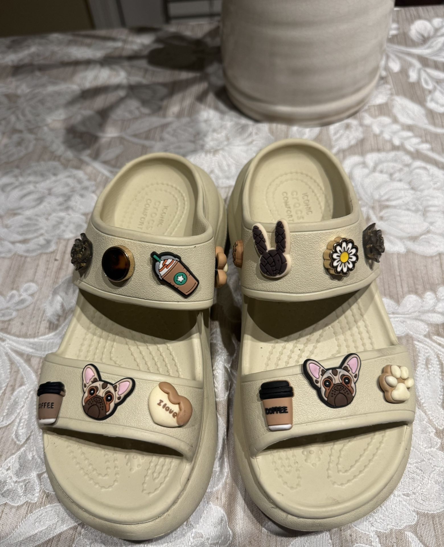 Crocs Mega Crush Sandals,Size 6