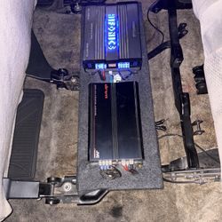 1900 Watt Hi- Fonics Amp And An 800 Watt JVC Amp