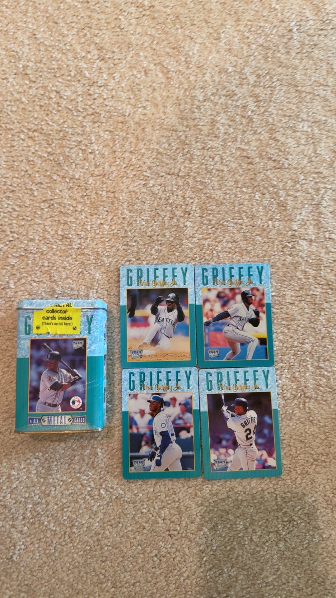 ken griffey jr 1993 upper deck Metal Collector Set 5