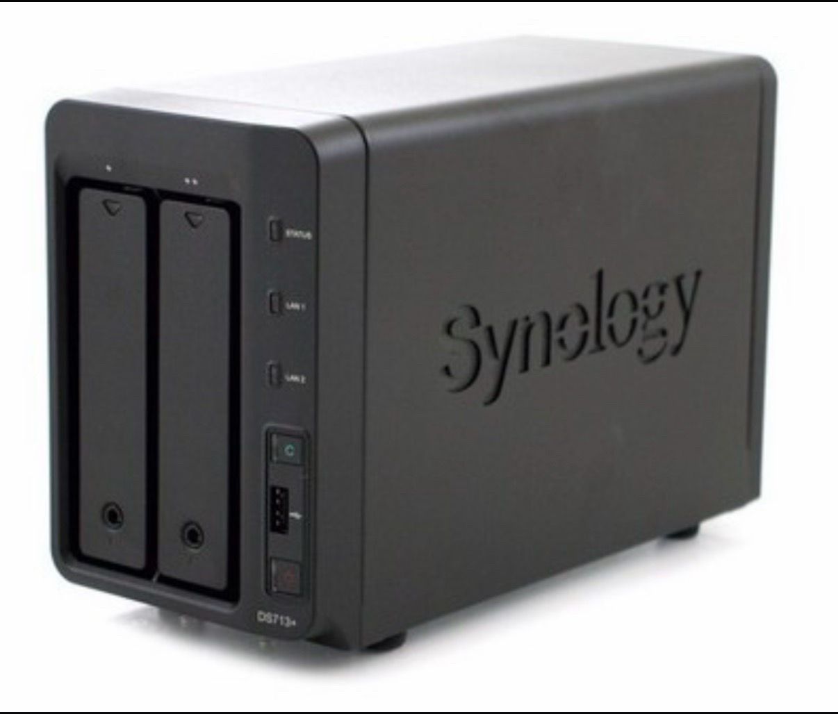 Synology DS713+ NAS Bundle – 8TB Total Storage (2x 4TB WD Enterprise Drives)