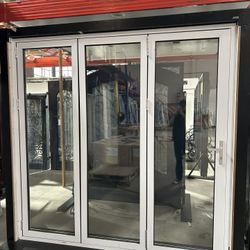 Premium Aluminum Bi-Folding Patio Doors – In Stock Now!