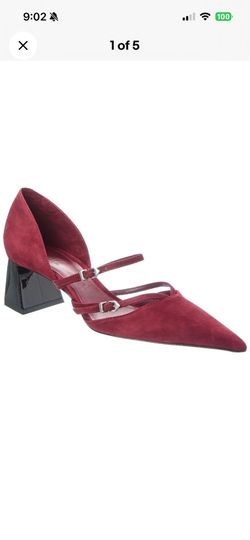 SCHUTZ  rue mid pump  suede