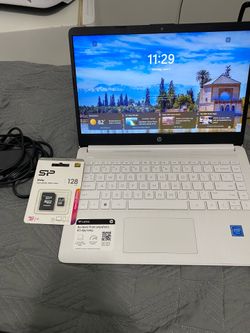 SALE - HP 14” Laptop w/ 128 GB card