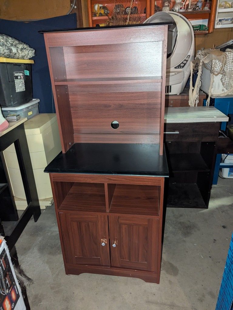 CABINET WITH CUBBIES AND SHELF