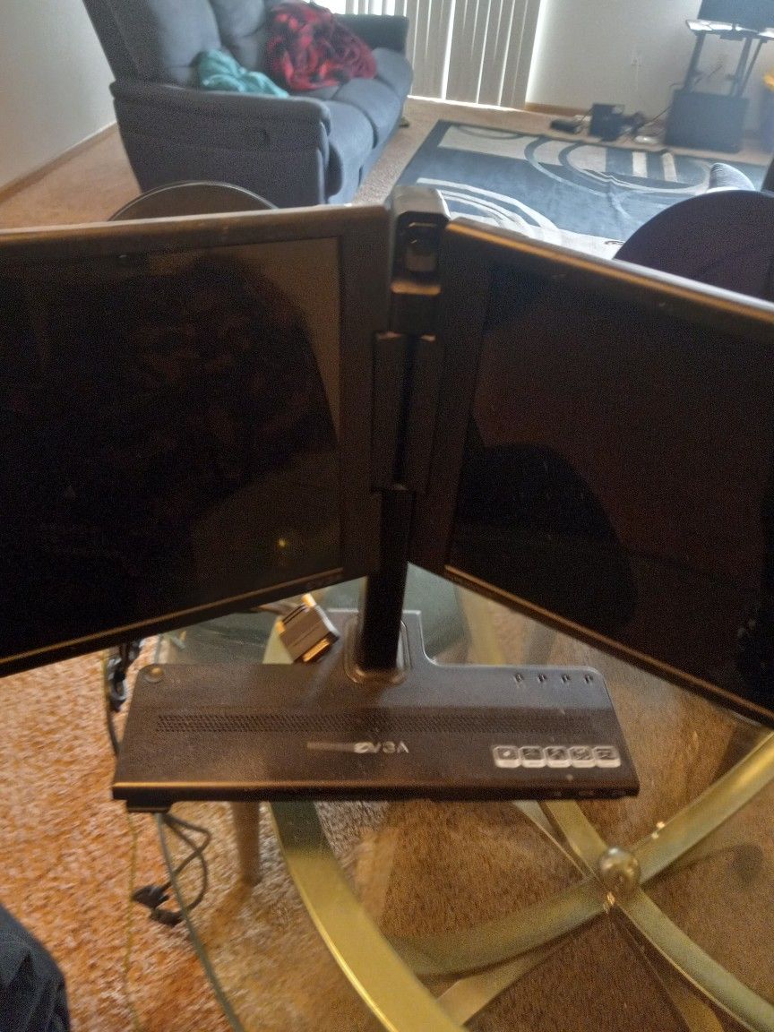 EVGA INTERVIEW 1700 17 INCH DUAL MONITOR 