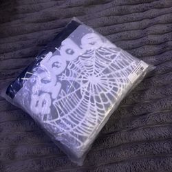 Black N White Spider Hoodie Size Medium 