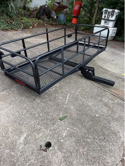 Hitch mount cargo carrier