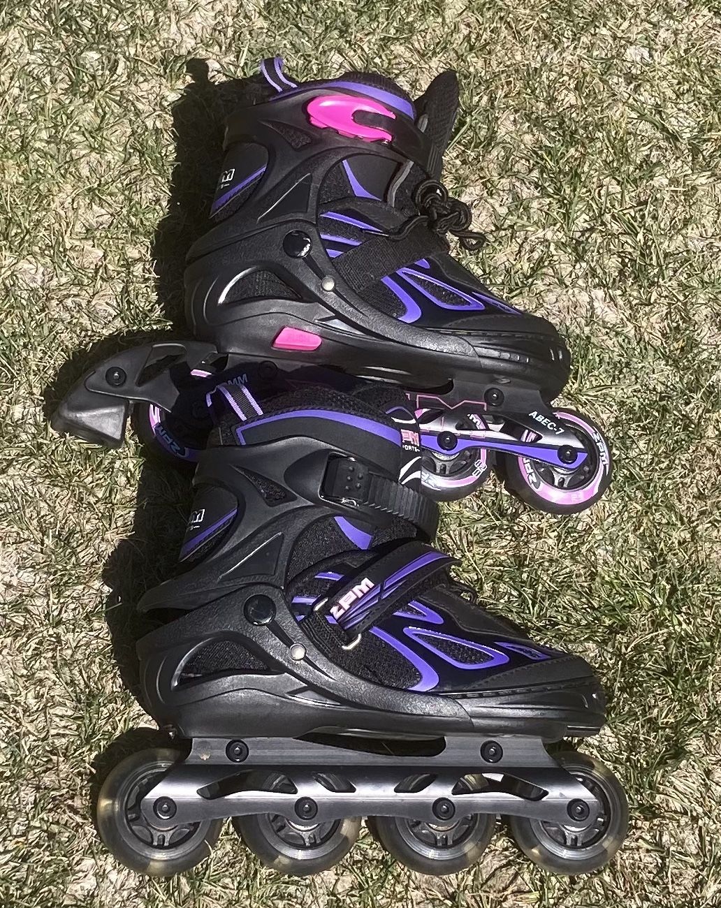 ZPM Sports Inline Roller Skates Adjustable .