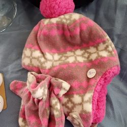 Infant Hat And Mitten Set