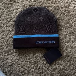 Louis Vuitton Blue/Grey Beanie