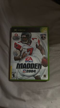 XBOX MADDEN NFL 2004 VIDEO GAME