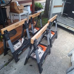 RIDGID brand sawhorses