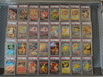 Pokemon Cards PSA Pikachu Charizard Groudon Snorlax