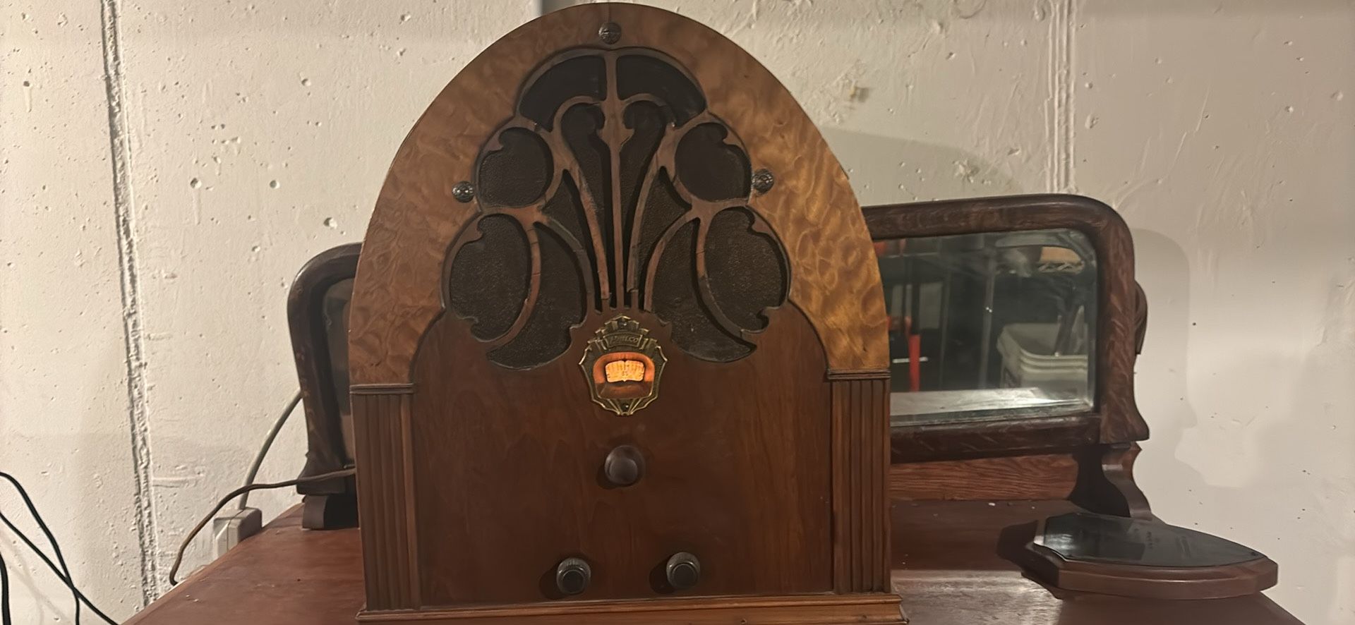 Antique Philco Cathedral Radio
