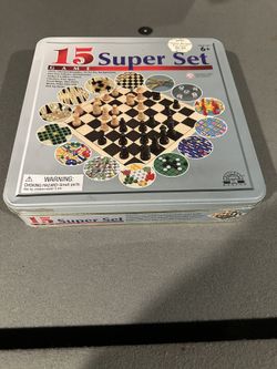 15 Board Game Super Set Collection-15 classic games in one