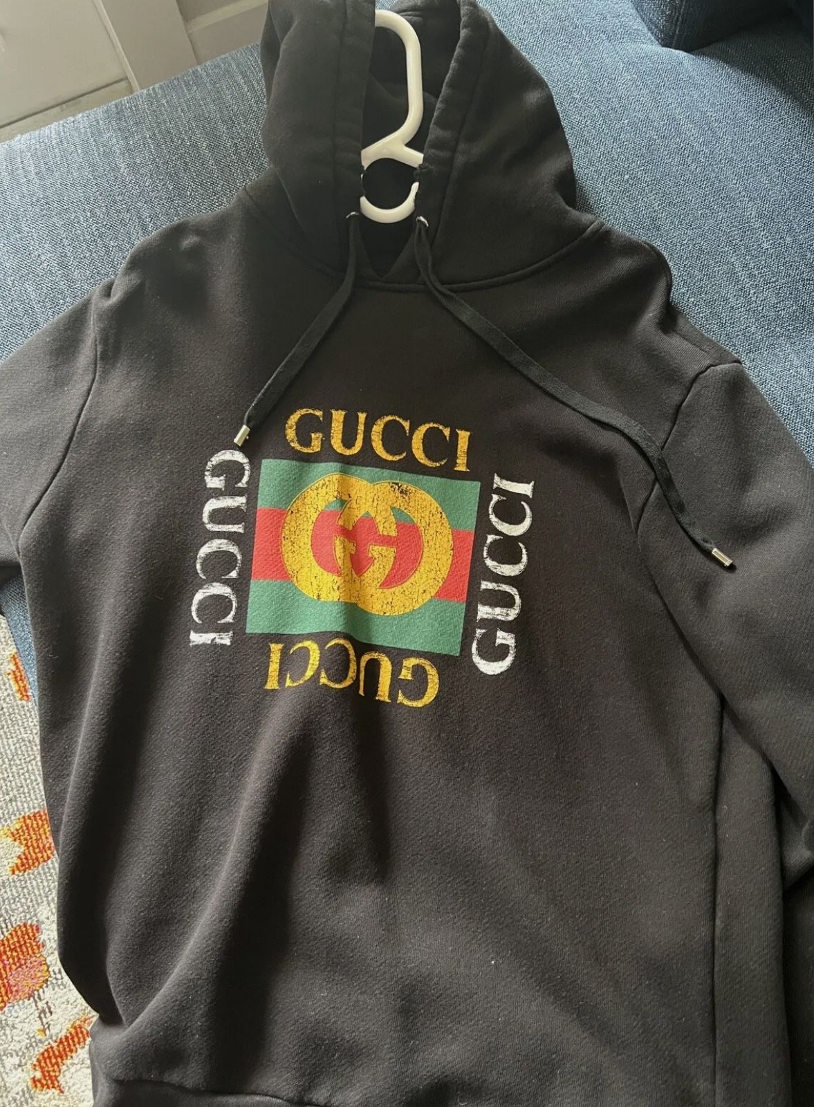 Gucci Oversize Sweatshirt with Gucci Logo (Size M)
