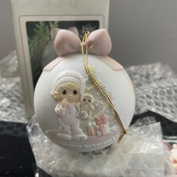 Precious Moments Holiday Ornament Wishing You The Sweetest Christmas