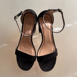 Target Suede Strap Heels 