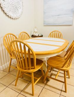 8pc Oak Dining Set