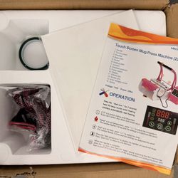 Mecolour Touch Screen Mug Press Machine 22oz Sublimation Heat Press NEW