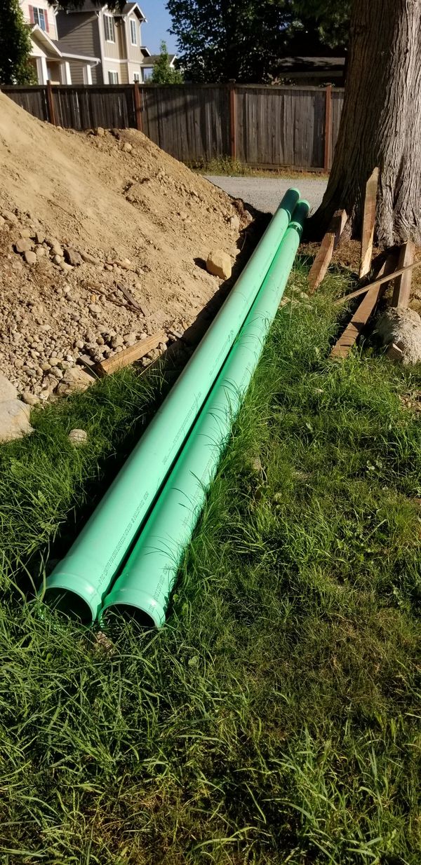 6" PVC Sewer pipe for Sale in Kent, WA OfferUp