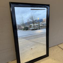 Antique Wall Mirror Black