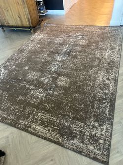 Brown area rug