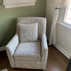 Chair Belinha II Oyster Swivel Glider Chair