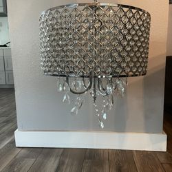 Chrome chandelier