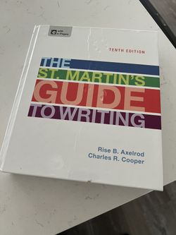 The st. Martins Guide To Writing Textbook