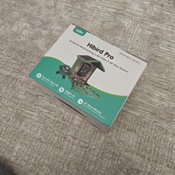 Hibird 4K HD Smart Bird Feeder with Camera Solar Powered,