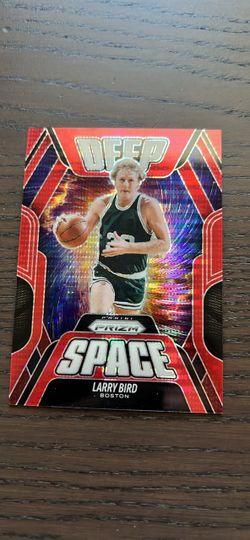 Panini Prizm Deep Space Red Pulsar Larry Bird 92/299