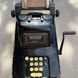 FS/FT Antique Underwood Sundstrand Adding Machine