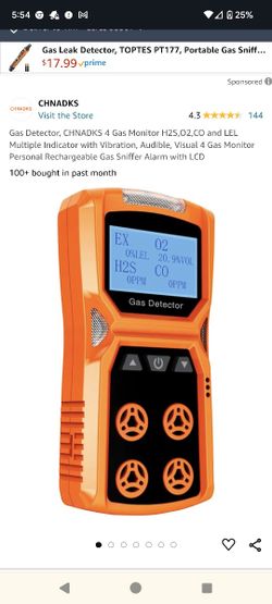 New In Box Gas Detector 