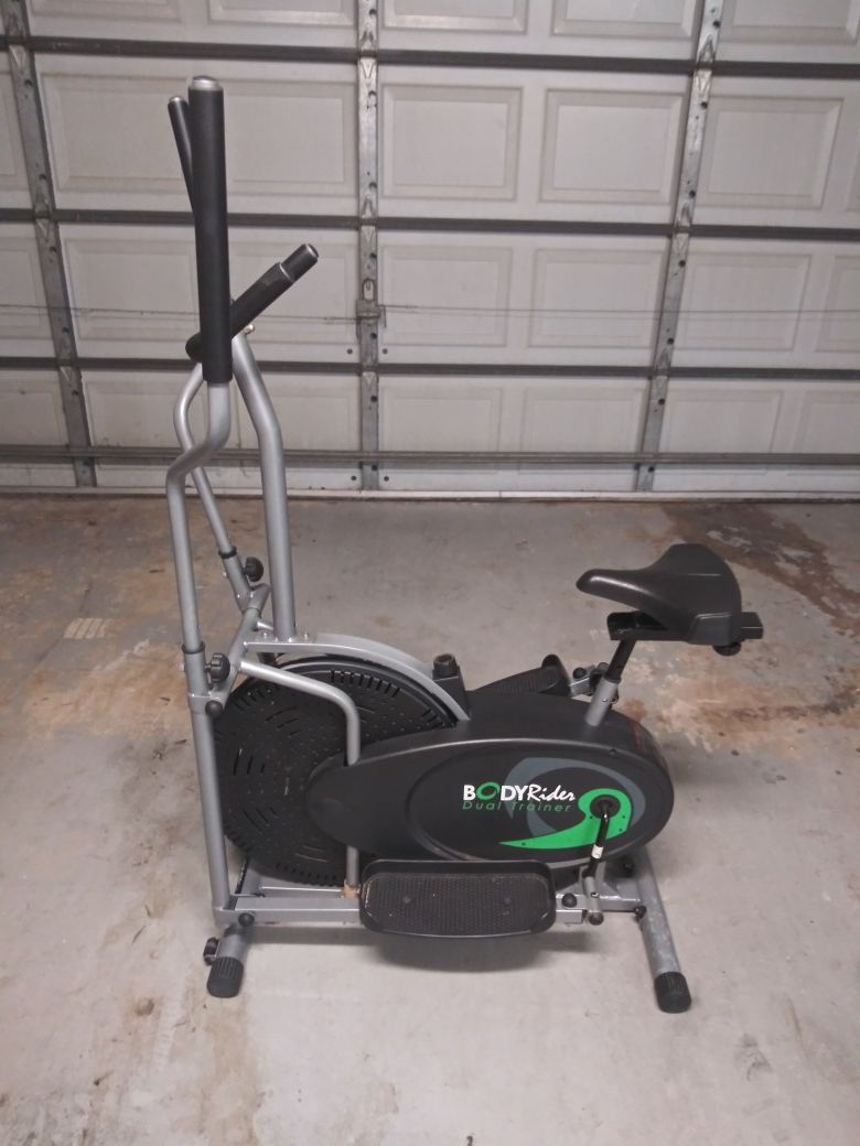 2 in 1 elliptical and cycle machine